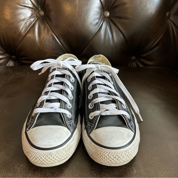 Converse CHUCK TAYLOR ALL STAR LEATHER Women size 37.5 - Picture 4 of 9